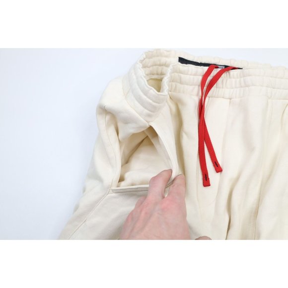 NOS Vtg 90s Marithe Francois Girbaud Mens 2XL Baggy Wide Leg Cargo Sweatpants - Picture 6 of 11